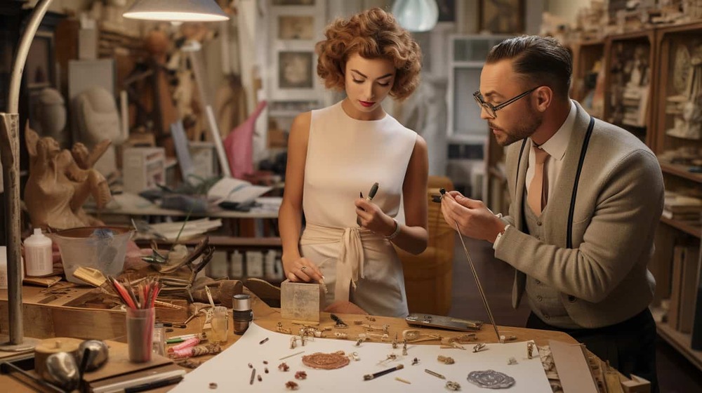 production designer and art director working together