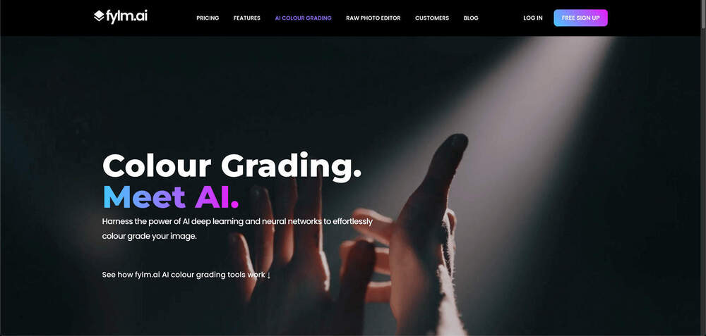 fylm AI website screenshot