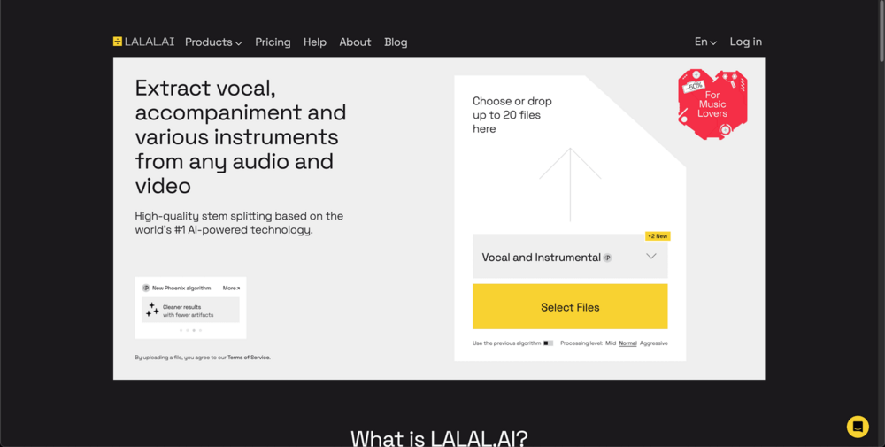 LaLaL.ai website screenshot