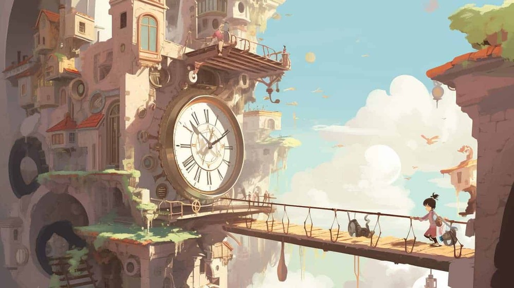an illustration of a clock