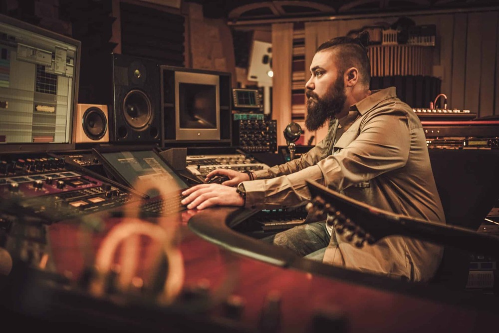 sound editor at work